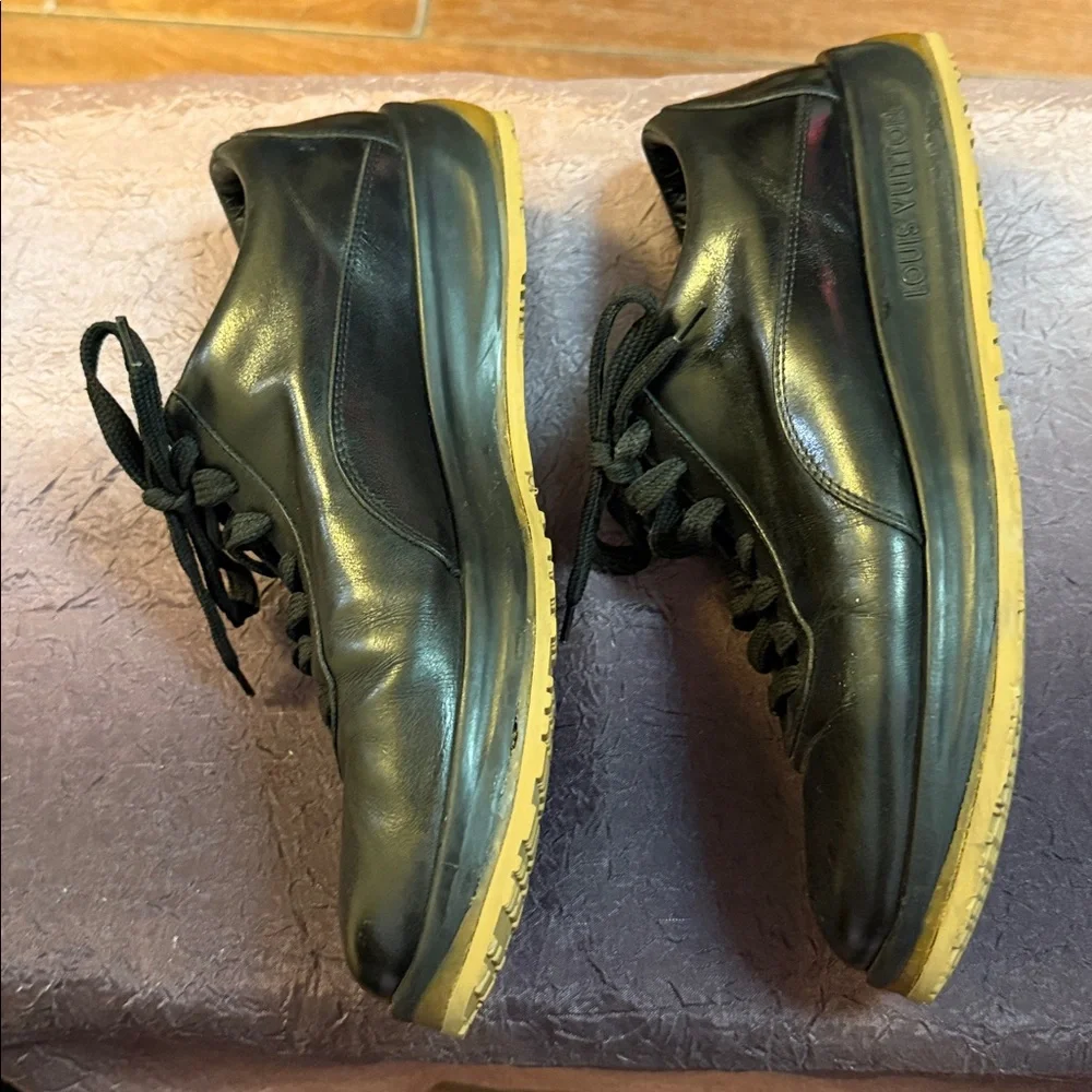 Authentic Louis Vuitton black sneakers 36 EU‎ 6 US